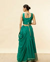 Fern Green Buta Print Skirt Top Set image number 4